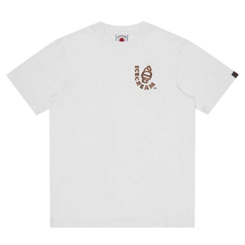 ICECREAM Mens Cone Regular T-Shirt / White